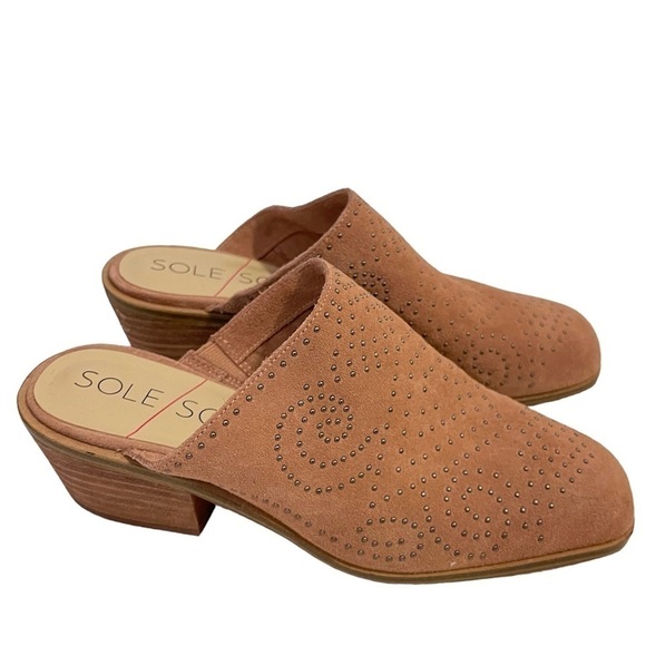 Sole Society Shoes - Women’s SOLE SOCIETY Soft Suede Slides Shoes Heels.